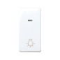 27161-64 PULSADOR LUZ-LUM- BL- NIEVE