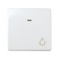 27161-65 -PULSADOR LUZ BL- NIEVE