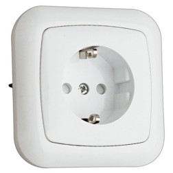 36-530-B BASE SCHUKO EMPOTRABLE BLANCO
