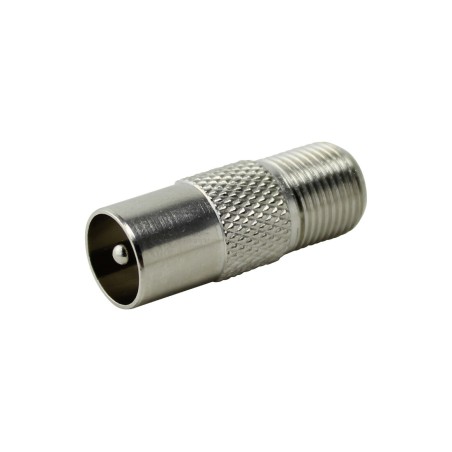 19-515 CONECTOR "F" HEMBRA A TV MACHO DH