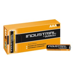 10 x PILAS ALCALINA LR03 AAA DURACELL INDUSTRIAL