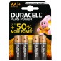 4 x PILA ALCALINA LR06 AA DURACELL PLUS