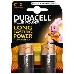 2 x PILA ALCALINA LR14 C DURACELL PLUS