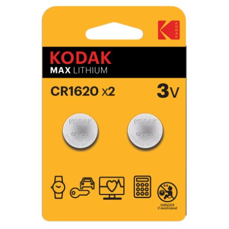 30417694 BL 2ud PILA BOTON MAX KODAK CR1620 3V