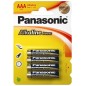 4X PILA ALKALINE POWER PANASONIC LR03 AAA 1-5V