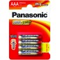 4 x PILA ALCALINA LR03 AAA PANASONIC PRO POWER 1-5V