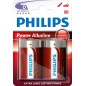BL 2ud PILA ALCALINA LR20 D PHILIPS