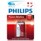 PILA ALCALINA 6F22 PHILIPS 9V