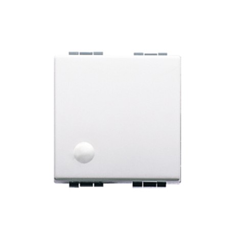 C4003L-2 CONMUTADOR 2 MODULOS 16A BLANCO LUNA