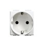C4141 BASE BIPOLAR TTL CON OBTURADOR 16A BLANCO LUNA