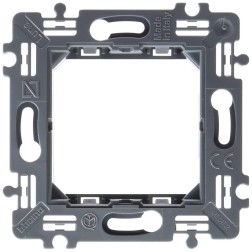 C4702 SOPORTE 2 MODULOS CON TORNILLOS LUNA