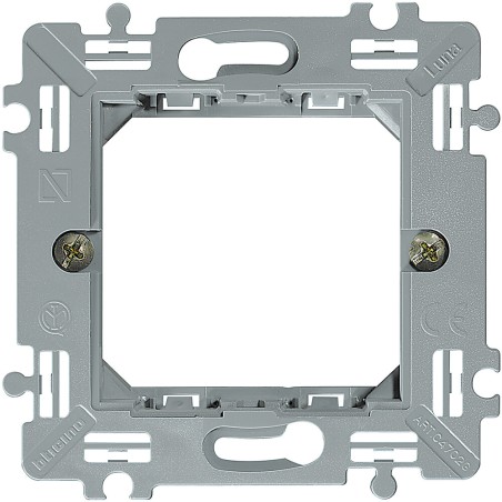 C4702G SOPORTE 2 MODULOS CON GARRAS LUNA