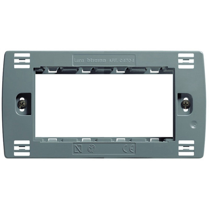 C4704 SOPORTE RECTANGULAR 4 MODULOS LUNA