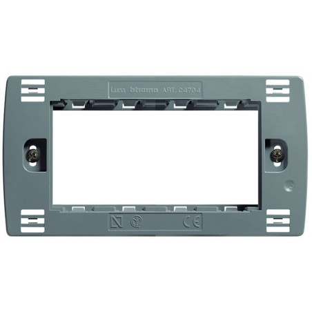 C4704 SOPORTE RECTANGULAR 4 MODULOS LUNA