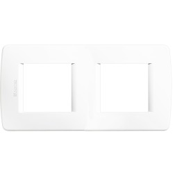 C4802-2BN PLACA PARA CAJA 4 MODULOS BLANCO LUNA