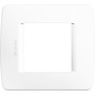 C4802BN PLACA PARA CAJA 2 MODULOS BLANCO LUNA