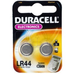 V13GA- 2 x PILA BOTON DURACELL ALCALINA LR44