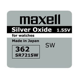 362 PILA MAXELL BOTON OXIDO DE PLATA RELOJ SR721SW