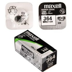 364 PILA MAXELL BOTON OXIDO DE PLATA RELOJ SR621SW