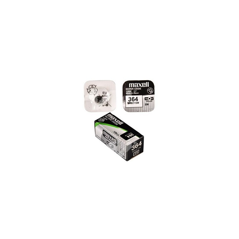 364 PILA MAXELL BOTON OXIDO DE PLATA RELOJ SR621SW