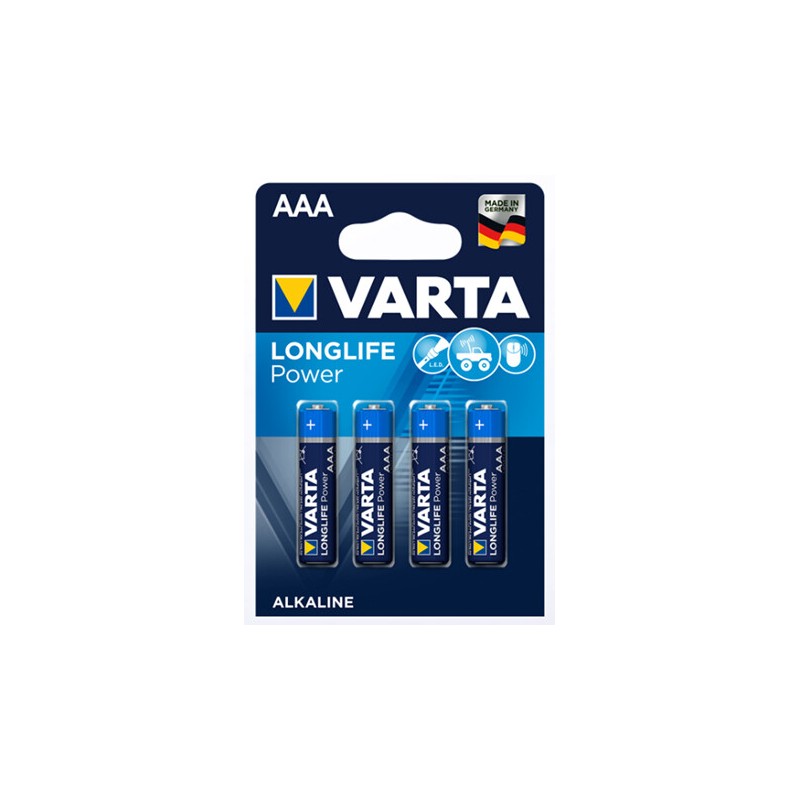 4903 BL 4ud PILA ALCALINA LR03 AAA VARTA LONGLIFE
