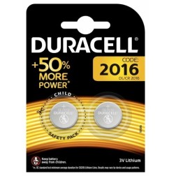 CR2016 BL 2ud PILA BOTON LITIO 3V DURACELL