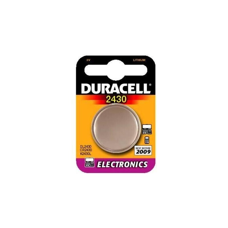 CR2430 - 1 x PILA BOTON DURACELL LITIO 3V