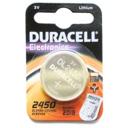 CR2450 1 x PILA BOTON DURACELL LITIO 3V