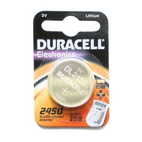 CR2450 1 x PILA BOTON DURACELL LITIO 3V