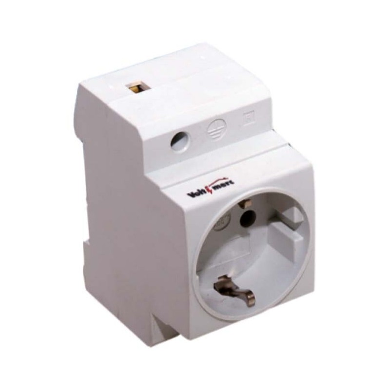 EM07100 BASE 2P+T PARA CARRIL DIN