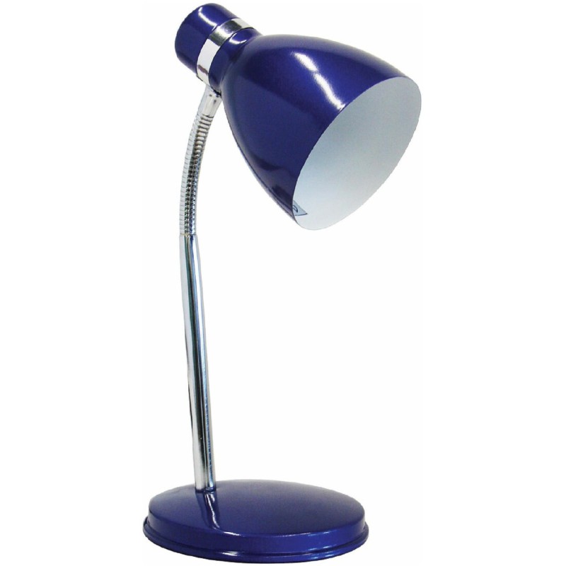1950090-AZ FLEXO METALICO SOBREMESA AZUL E14 25W