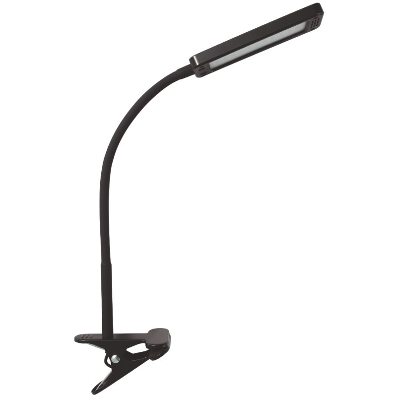 82-073-N FLEXO LED PINZA ORIENTABLE NEGRO 6W 3200K