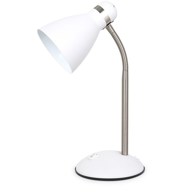 204200017 FLEXO SOBREMESA BLANCO 1xE27 NUBA GSC