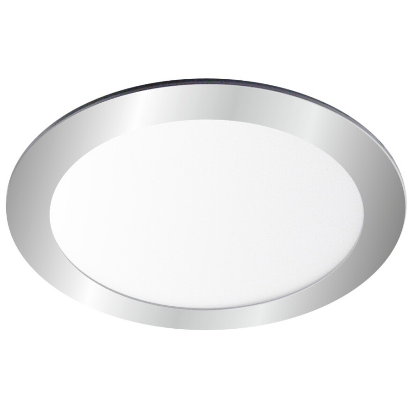 10795 DOWNLIGHT LED REDONDO EMP- 6W PLATA 4000K
