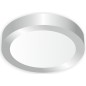 10875 DOWNLIGHT LED REDONDO SUP- 18W NIQUEL 6000K