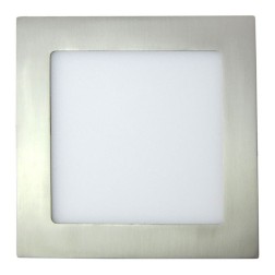 10938 DOWNLIGHT LED CUADRADO EMP 18W PLATA 6000K