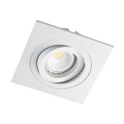 10042 ARO CUADRADO BLANCO BASCULANTE GU10 JUERIC