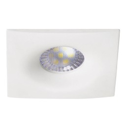 10359 ARO CUADRADO EMPOTRABLE BLANCO DUNA GU10