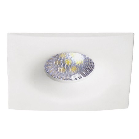 10359 ARO CUADRADO EMPOTRABLE BLANCO DUNA GU10