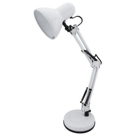 1900423 FLEXO SOBREMESA E27 BLANCO ARTICULADO