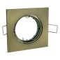 12-672-BC-Z-CU FOCO EMPOTRAR CUADRADO BASCULANTE CUERO GU10 DH