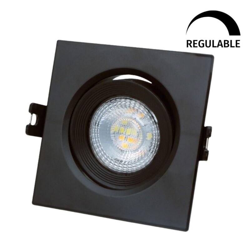 200400003 ARO LED EMPOTRABLE CUADRADO NEGRO 7W 3000-4000-6500K GSC 200400003 ARO LED EMPOTRABLE CUADRADO NEGRO 7W 3000-4000-6500K GSC
