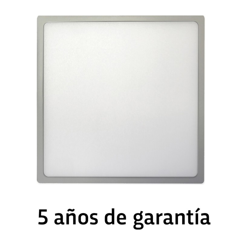 NMX-ECP-30-30 DOWNLIGHT LED CUAD PLATA 30W 3000K