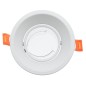 2803058 ARO BASCULANTE REDONDO IP20 GU10 BLANCO F-LINE