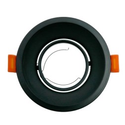 2803058N ARO BASCULANTE REDONDO IP20 GU10 NEGRO F-LINE