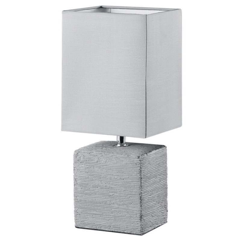 50131087 LAMPARA SOBREMESA PING E14 GRIS TRIO 50131087 LAMPARA SOBREMESA PING E14 GRIS TRIO