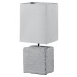 50131087 LAMPARA SOBREMESA PING E14 GRIS TRIO 50131087 LAMPARA SOBREMESA PING E14 GRIS TRIO