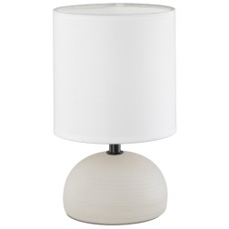 50351025 LAMPARA SOBREMESA LUCI E14 BEIGE TRIO