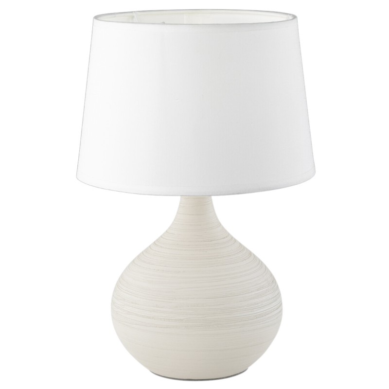 50371025 LAMPARA SOBREMESA MARTIN E14 BEIGE 50371025 LAMPARA SOBREMESA MARTIN E14 BEIGE
