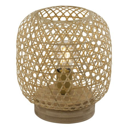 15367T LAMPARA SOBREMESA BAMBU NATURAL 1XE27 60W MIRENA GLOBO